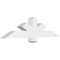 Ekena Millwork Kennewick Architectural Grade PVC Gable Bracket, 48"W x 12"H x 4"D x 4"F, 6/12 Pitch GBP048X12X0404KEN00 - alternate 1